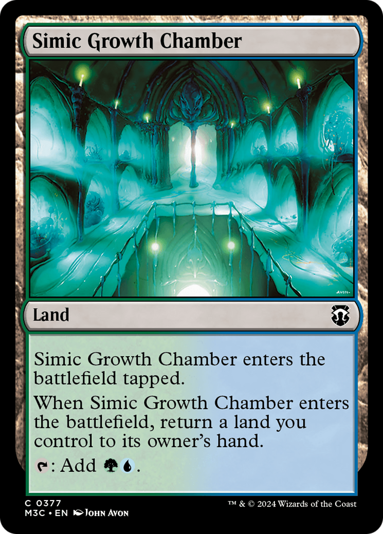 Simic Growth Chamber (Ripple Foil) [Modern Horizons 3 Commander] | Sanctuary Gaming