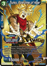 Trunks, Forerunner of Hope (Championship Final 2019) (Finalist) (P-139) [Tournament Promotion Cards] | Sanctuary Gaming
