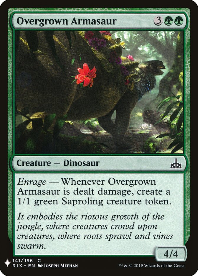 Overgrown Armasaur [Mystery Booster] | Sanctuary Gaming