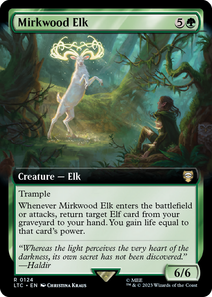 Mirkwood Elk (Extended Art) [The Lord of the Rings: Tales of Middle-Earth Commander] | Sanctuary Gaming