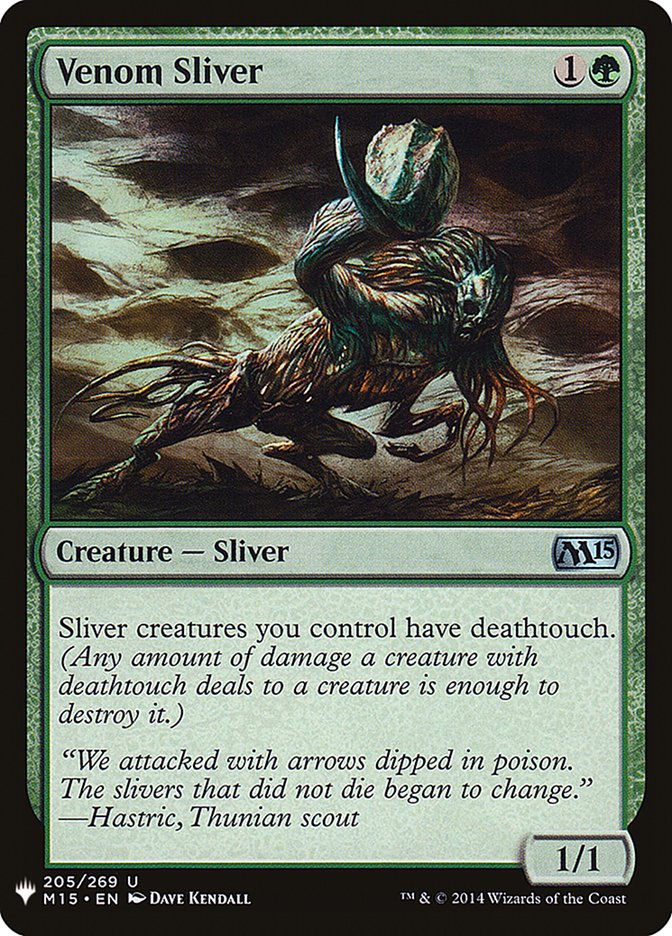 Venom Sliver [Mystery Booster] | Sanctuary Gaming