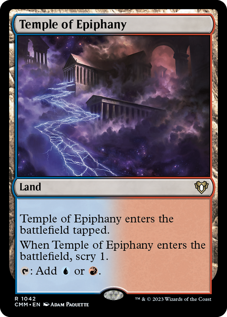 Temple of Epiphany [Commander Masters] | Sanctuary Gaming