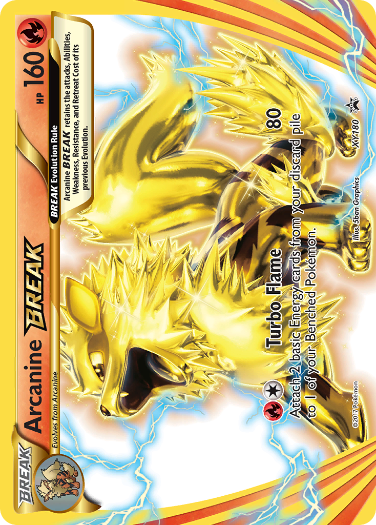 Arcanine BREAK (XY180) [XY: Black Star Promos] | Sanctuary Gaming