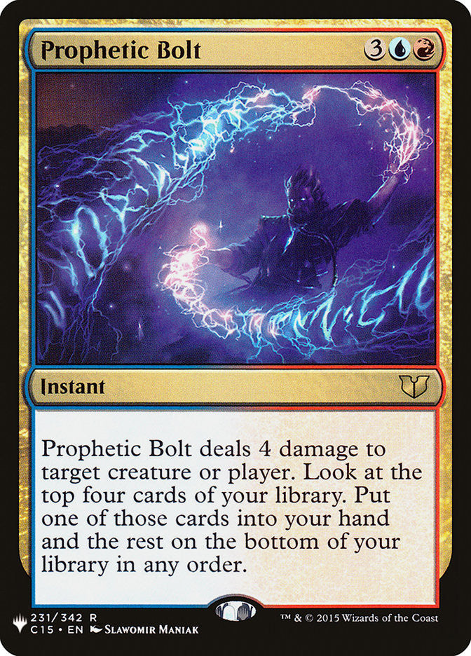Prophetic Bolt [The List] | Sanctuary Gaming