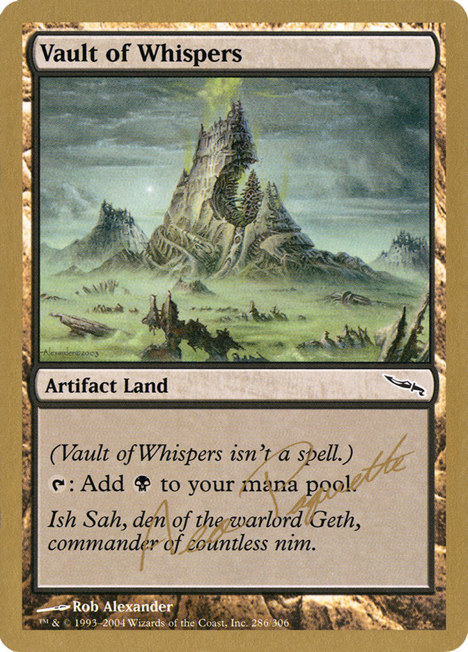 Vault of Whispers (Aeo Paquette) [World Championship Decks 2004] | Sanctuary Gaming