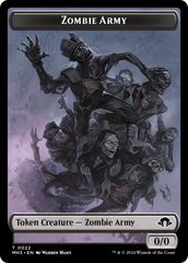Eldrazi Spawn // Zombie Army Double-Sided Token [Modern Horizons 3 Tokens] | Sanctuary Gaming