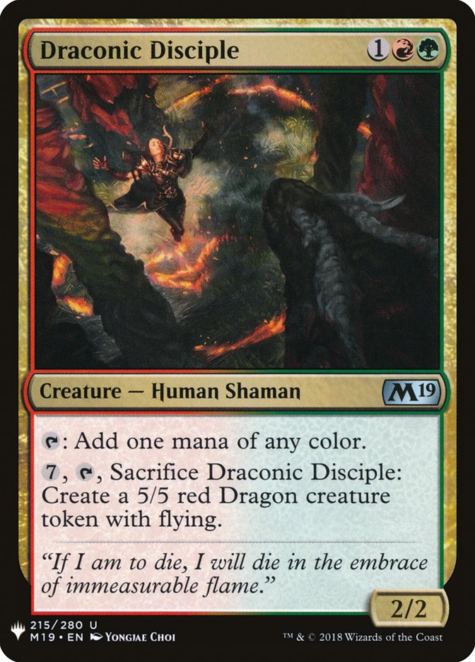 Draconic Disciple [Mystery Booster] | Sanctuary Gaming