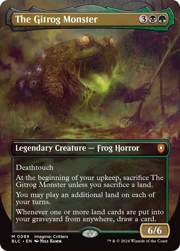 The Gitrog Monster (Borderless) [Bloomburrow Commander] | Sanctuary Gaming