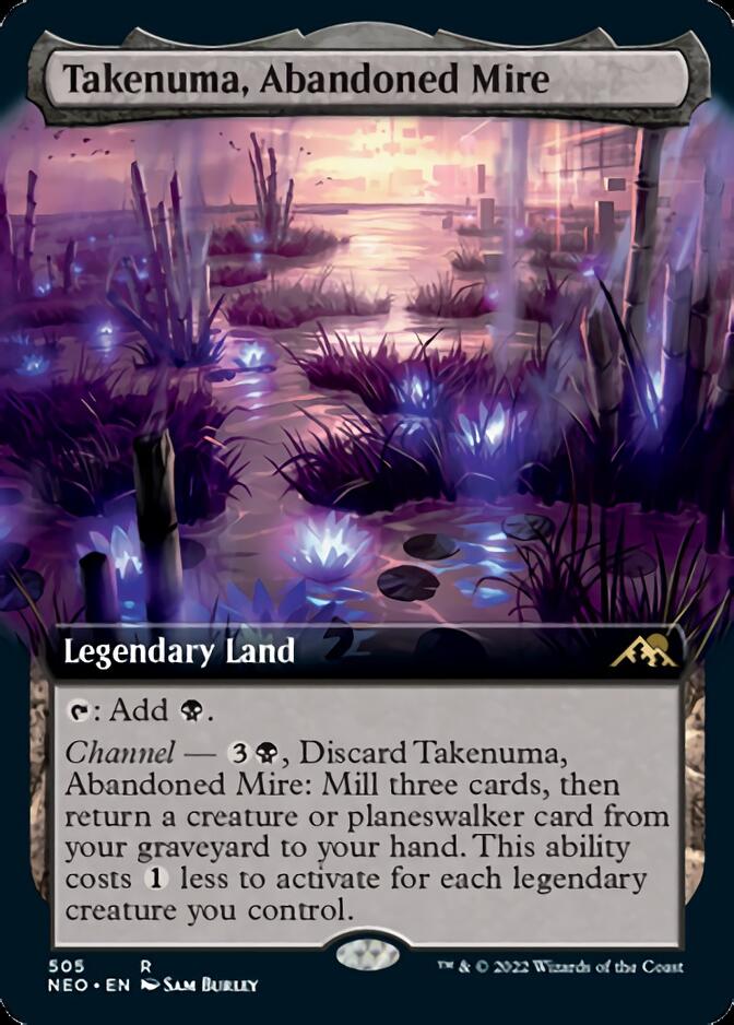 Takenuma, Abandoned Mire (Extended Art) [Kamigawa: Neon Dynasty] | Sanctuary Gaming