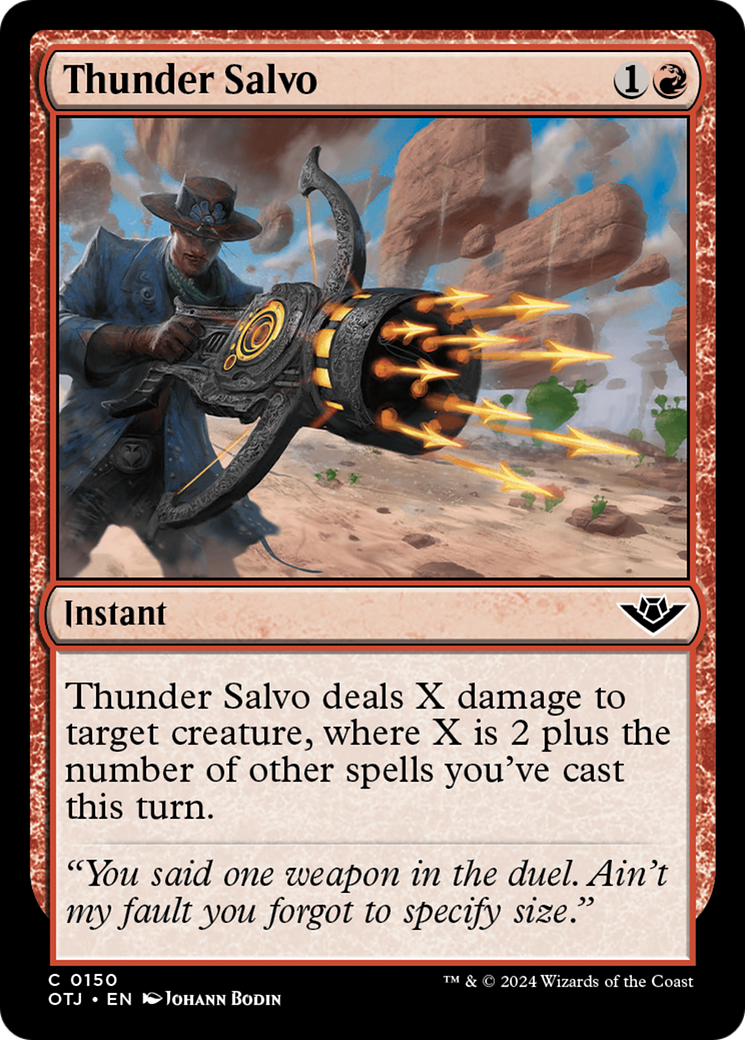 Thunder Salvo [Outlaws of Thunder Junction] | Sanctuary Gaming