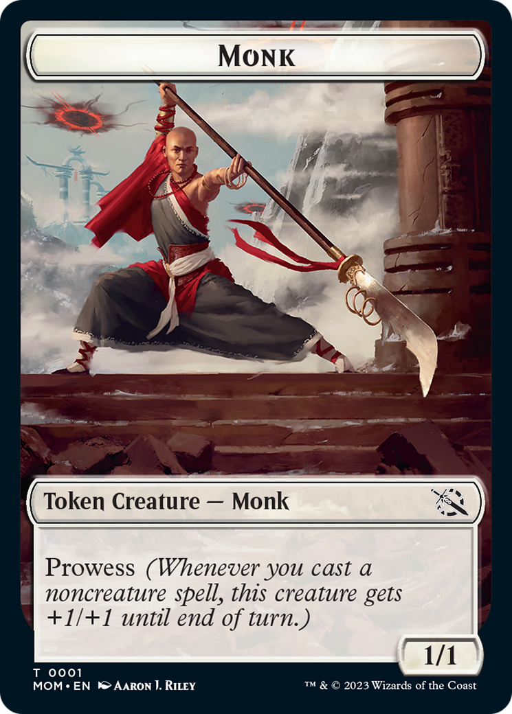 Monk Token [March of the Machine Tokens] | Sanctuary Gaming