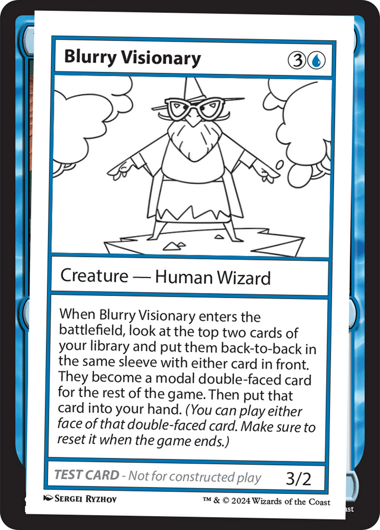 Blurry Visionary [Mystery Booster 2 Playtest Cards] | Sanctuary Gaming