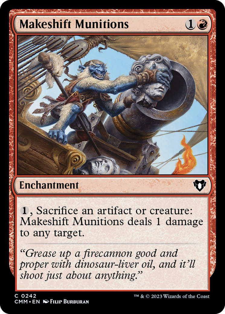 Makeshift Munitions [Commander Masters] | Sanctuary Gaming