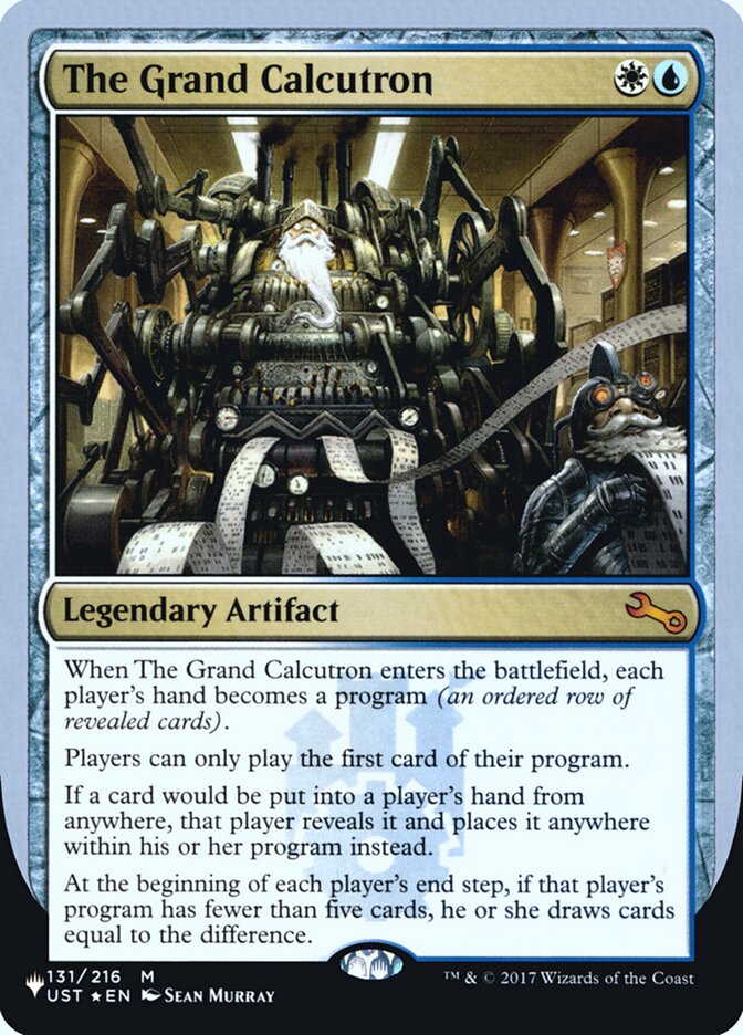 The Grand Calcutron (Unfinity Foil Edition) [The List] | Sanctuary Gaming