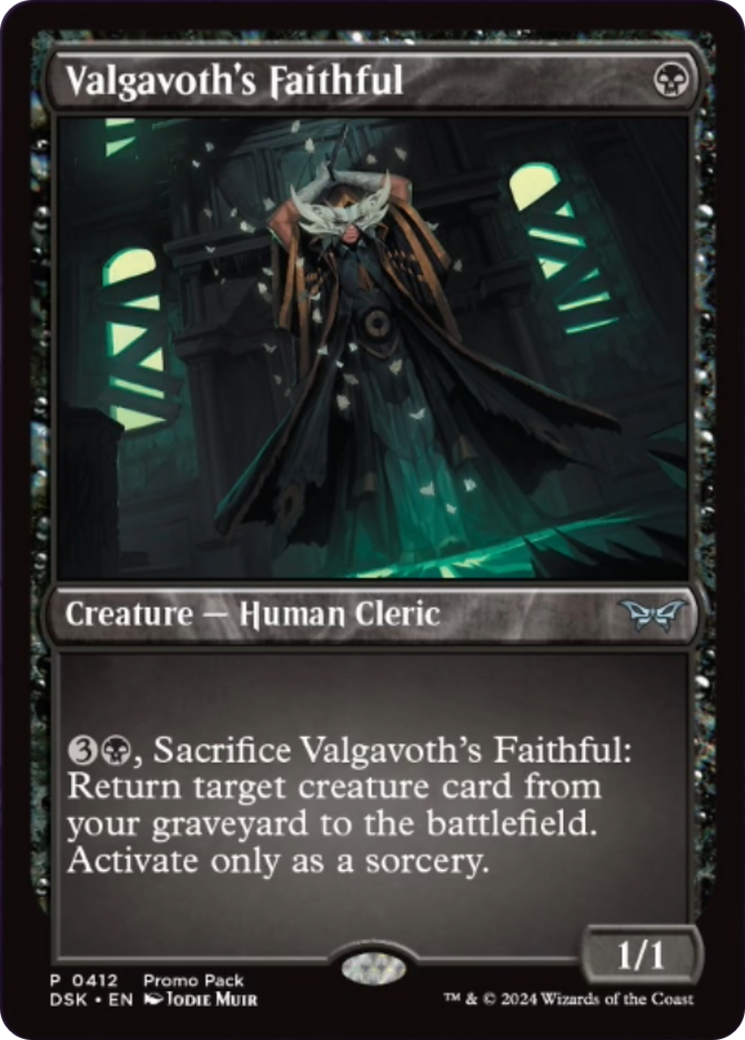 Valgavoth's Faithful [Duskmourn: House of Horror Promos] | Sanctuary Gaming