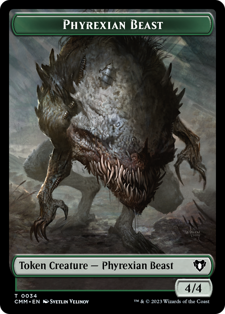 Phyrexian Beast Token [Commander Masters Tokens] | Sanctuary Gaming