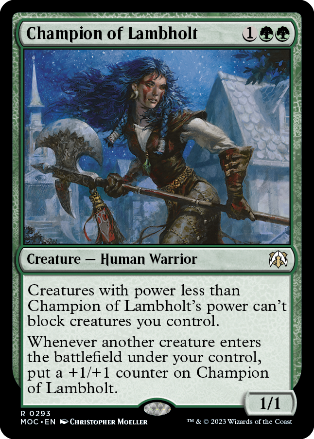 Champion of Lambholt [March of the Machine Commander] | Sanctuary Gaming
