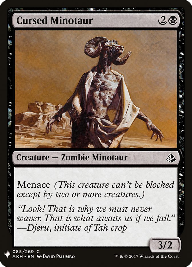 Cursed Minotaur [Mystery Booster] | Sanctuary Gaming