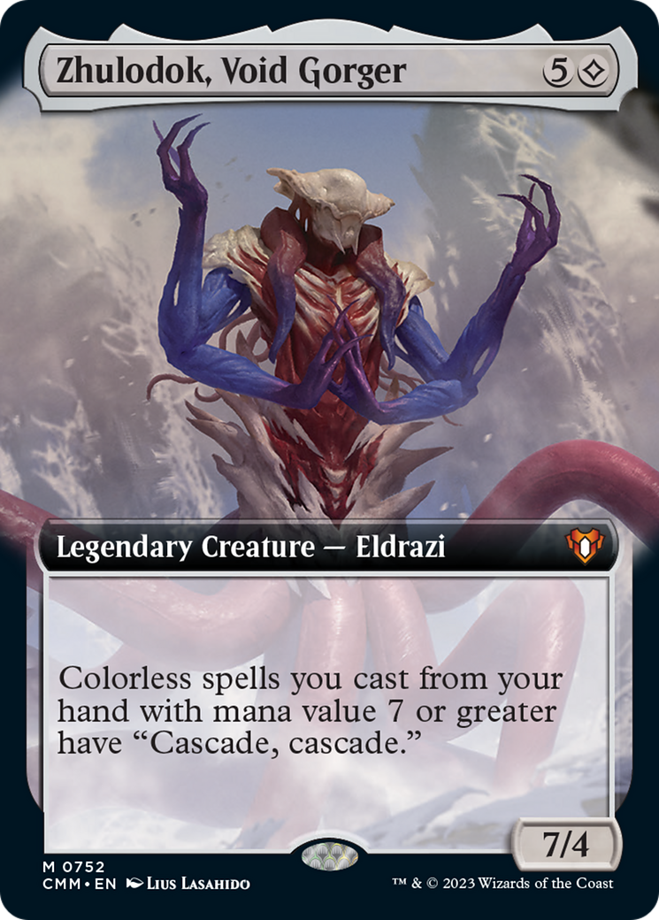 Zhulodok, Void Gorger (Extended Art) [Commander Masters] | Sanctuary Gaming