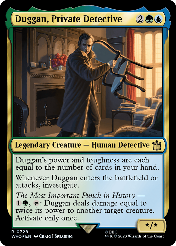 Duggan, Private Detective (Surge Foil) [Doctor Who] | Sanctuary Gaming