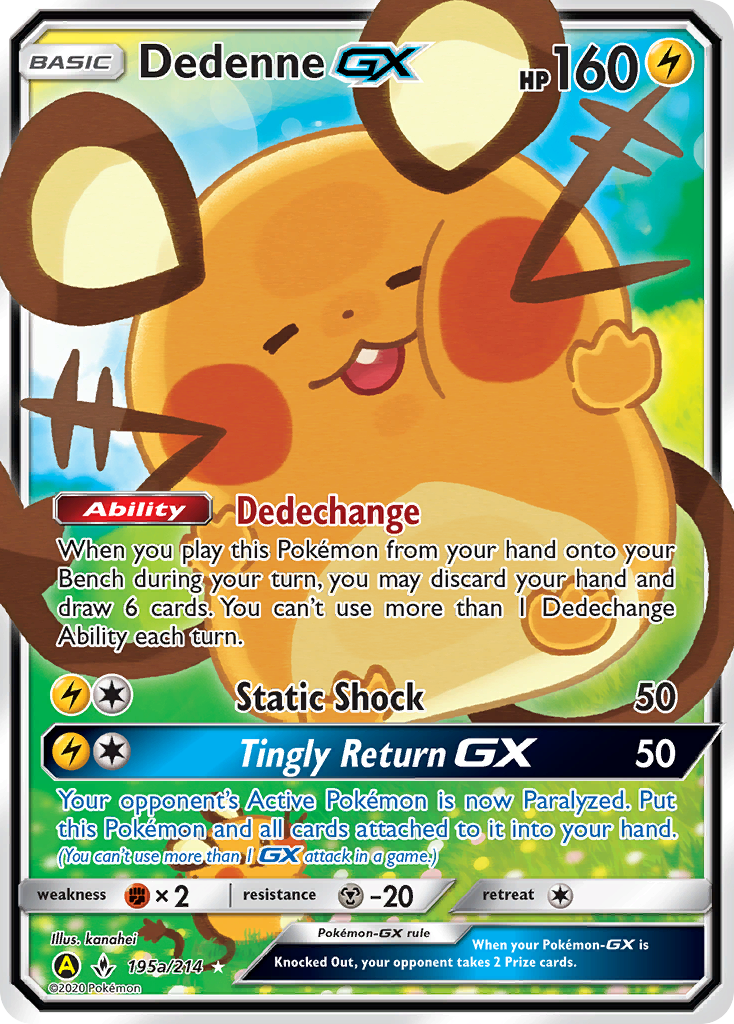 Dedenne GX (195a/214) [Alternate Art Promos] | Sanctuary Gaming