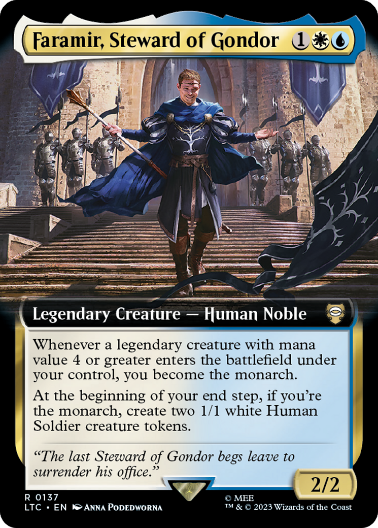 Faramir, Steward of Gondor (Extended Art) [The Lord of the Rings: Tales of Middle-Earth Commander] | Sanctuary Gaming