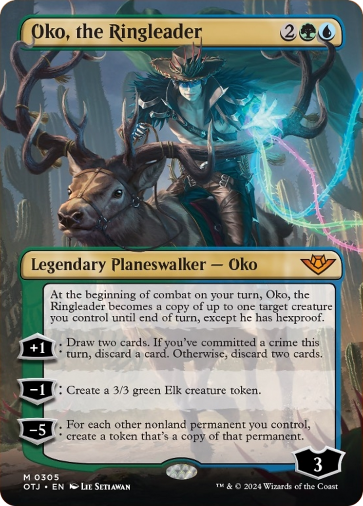 Oko, the Ringleader (Borderless) [Outlaws of Thunder Junction] | Sanctuary Gaming