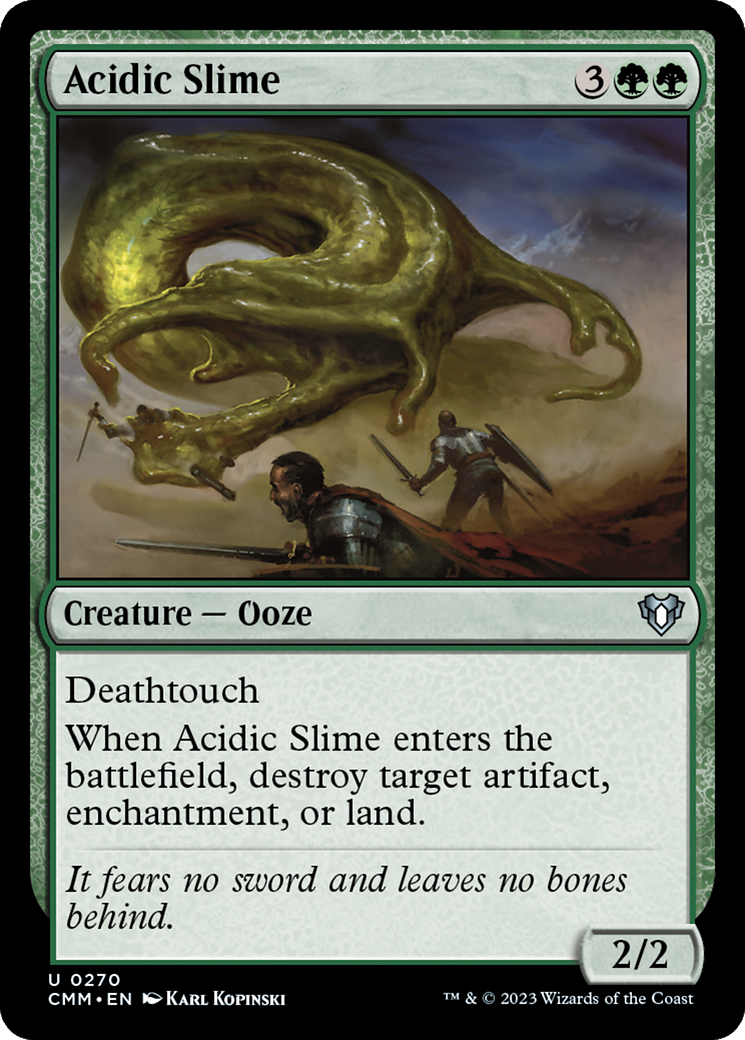 Acidic Slime [Commander Masters] | Sanctuary Gaming