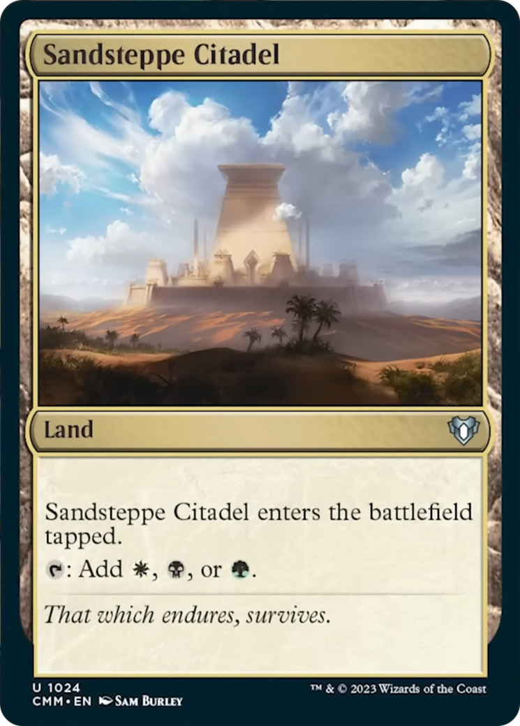 Sandsteppe Citadel [Commander Masters] | Sanctuary Gaming