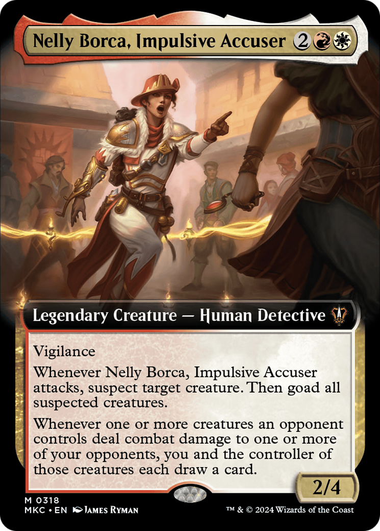Nelly Borca, Impulsive Accuser (Extended Art) [Murders at Karlov Manor Commander] | Sanctuary Gaming