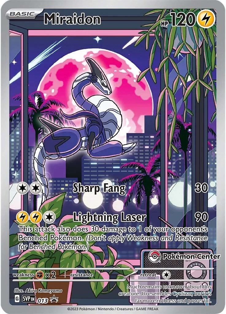 Miraidon (013) (Pokemon Center Exclusive) [Scarlet & Violet: Black Star Promos] | Sanctuary Gaming