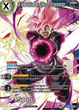 SS Rose Goku Black, Unison of Extermination (Gold Stamped) (P-212) [Promotion Cards] | Sanctuary Gaming
