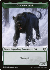 Wolf // Guenhwyvar Double-Sided Token [Dungeons & Dragons: Adventures in the Forgotten Realms Tokens] | Sanctuary Gaming