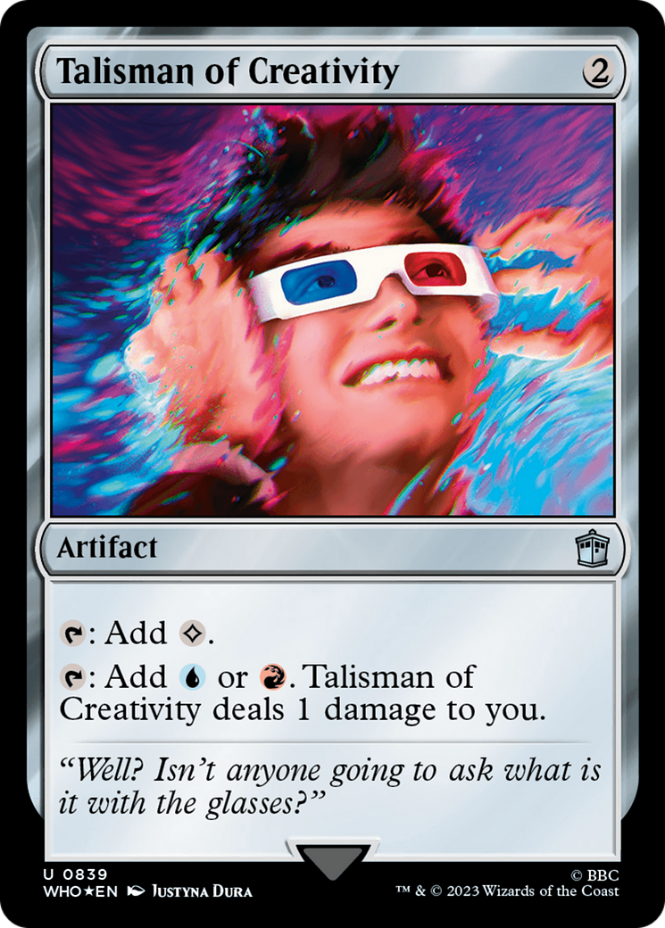 Talisman of Creativity (Surge Foil) [Doctor Who] | Sanctuary Gaming