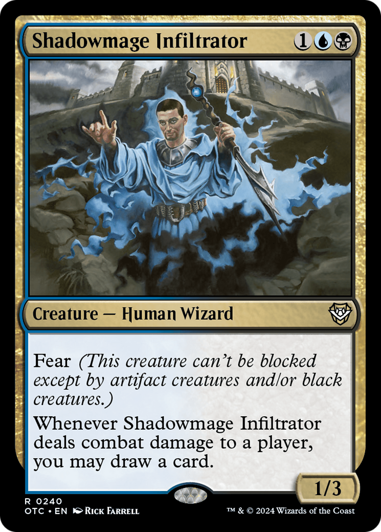 Shadowmage Infiltrator [Outlaws of Thunder Junction Commander] | Sanctuary Gaming