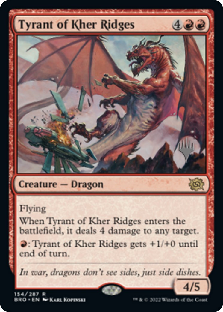 Tyrant of Kher Ridges (Promo Pack) [The Brothers' War Promos] | Sanctuary Gaming