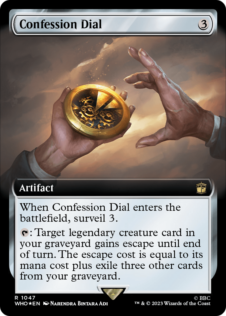 Confession Dial (Extended Art) (Surge Foil) [Doctor Who] | Sanctuary Gaming