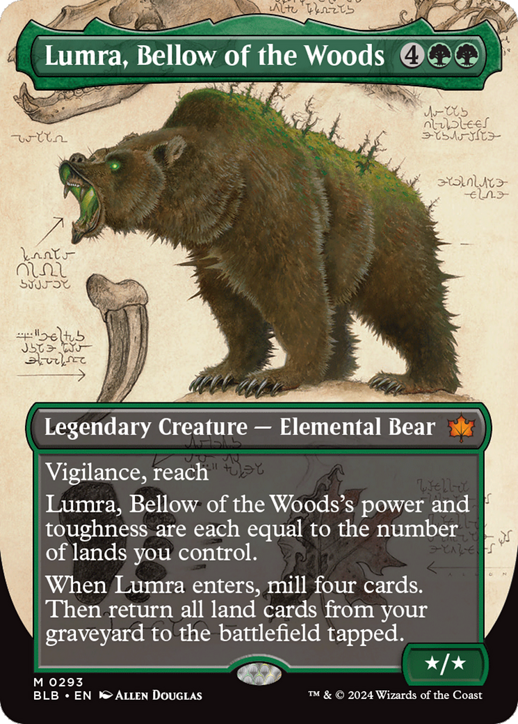 Lumra, Bellow of the Woods (Borderless) (0293) [Bloomburrow] | Sanctuary Gaming