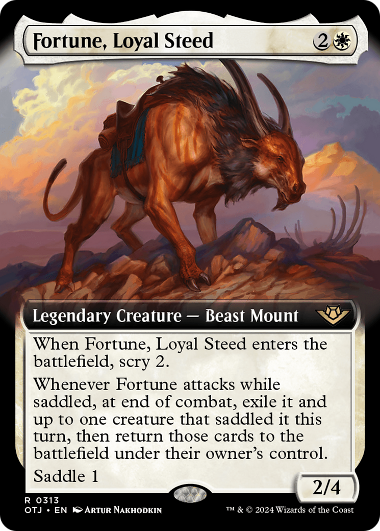 Fortune, Loyal Steed (Extended Art) [Outlaws of Thunder Junction] | Sanctuary Gaming