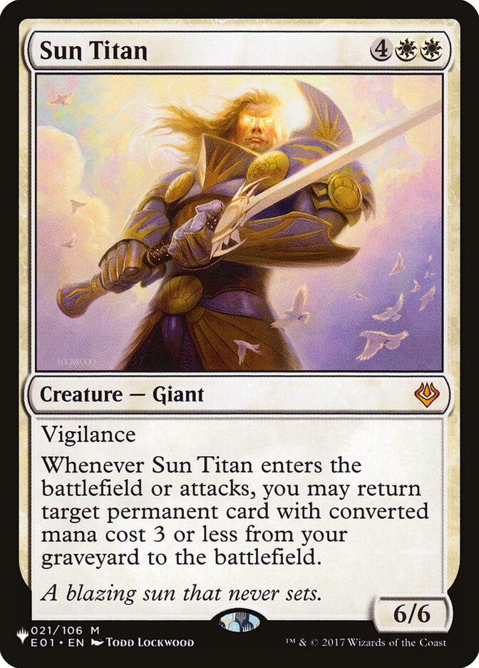 Sun Titan [The List] | Sanctuary Gaming