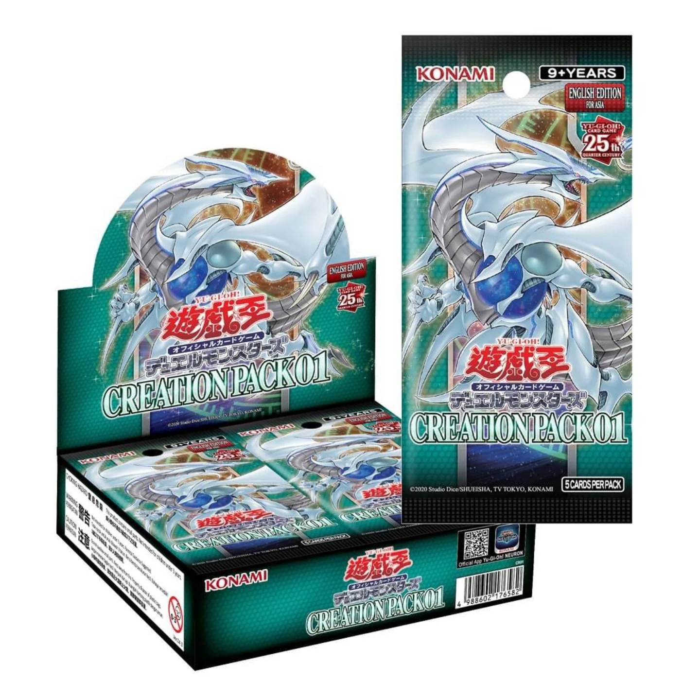 Yu-Gi-Oh! Creation Pack 01 Asia English Booster Box | Sanctuary Gaming