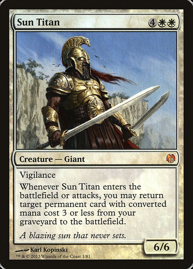 Sun Titan [Duel Decks: Heroes vs. Monsters] | Sanctuary Gaming