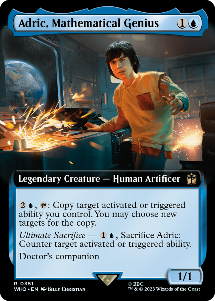 Adric, Mathematical Genius (Extended Art) [Doctor Who] | Sanctuary Gaming