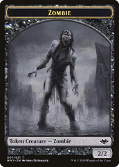 Marit Lage // Zombie Double-Sided Token [Modern Horizons Tokens] | Sanctuary Gaming
