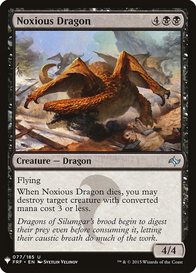 Noxious Dragon [Mystery Booster] | Sanctuary Gaming