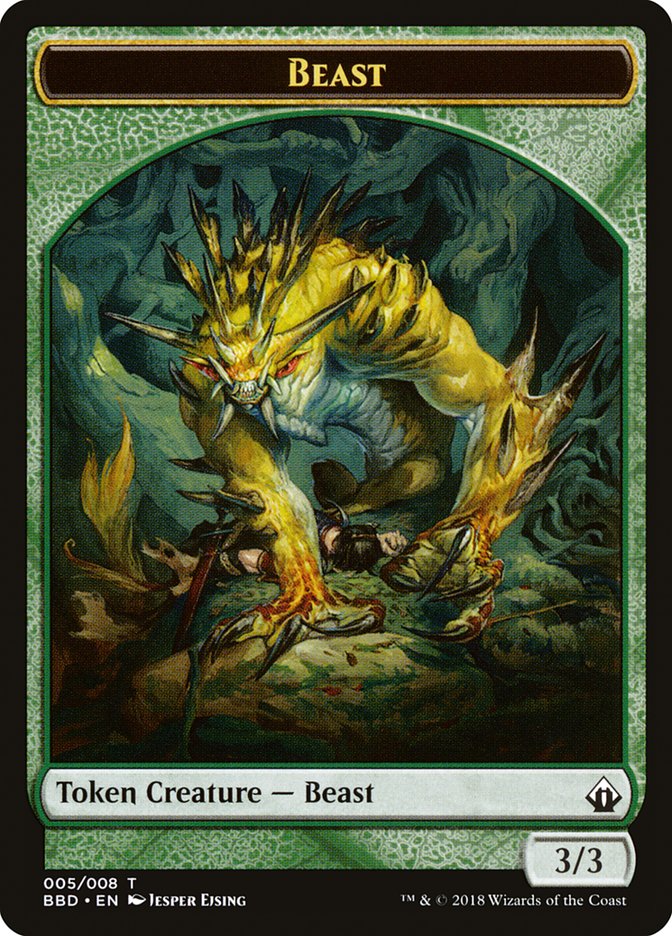 Beast Token [Battlebond Tokens] | Sanctuary Gaming