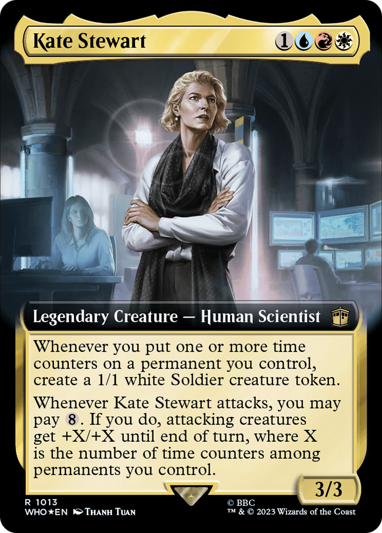 Kate Stewart (Extended Art) (Surge Foil) [Doctor Who] | Sanctuary Gaming
