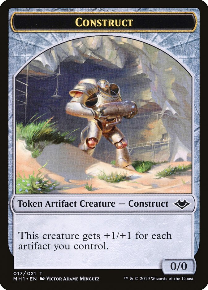 Soldier (004) // Construct (017) Double-Sided Token [Modern Horizons Tokens] | Sanctuary Gaming