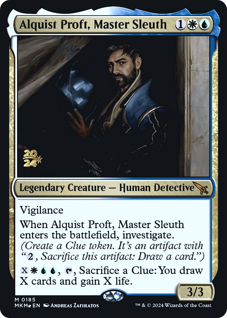 Alquist Proft, Master Sleuth [Murders at Karlov Manor Prerelease Promos] | Sanctuary Gaming