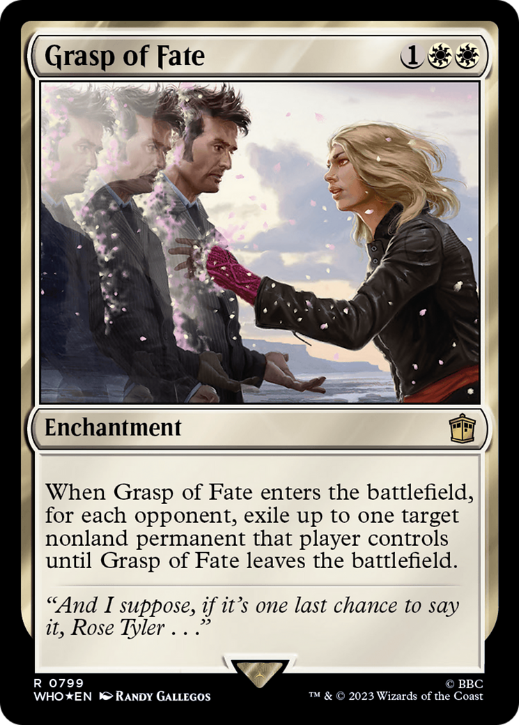 Grasp of Fate (Surge Foil) [Doctor Who] | Sanctuary Gaming